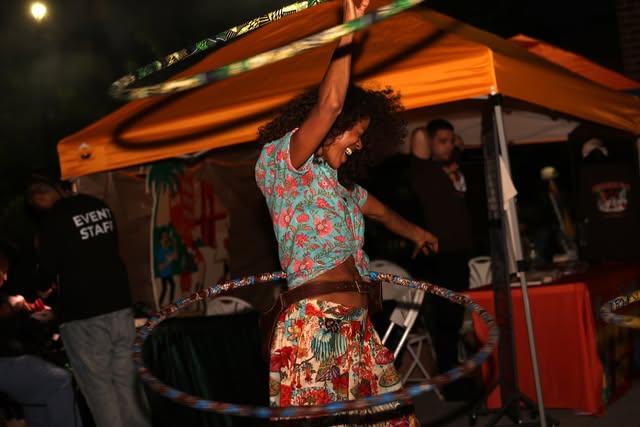 Dancing at Neighbor Fest