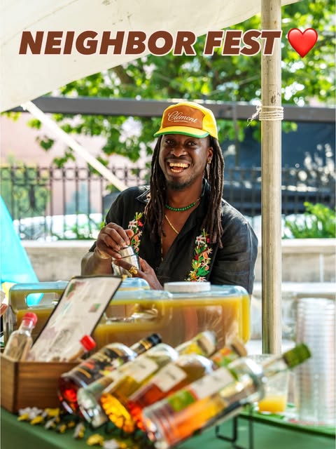 A local vendor at Neighbor Fest